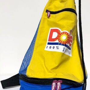 Rare Vintage The Original Koozie Dole 100% Juice Cooler Beach Bag w/ Strap 14”